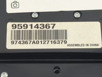 2012-2016 Chevrolet Cruze Radio Control Panel - Oemusedautoparts1.com