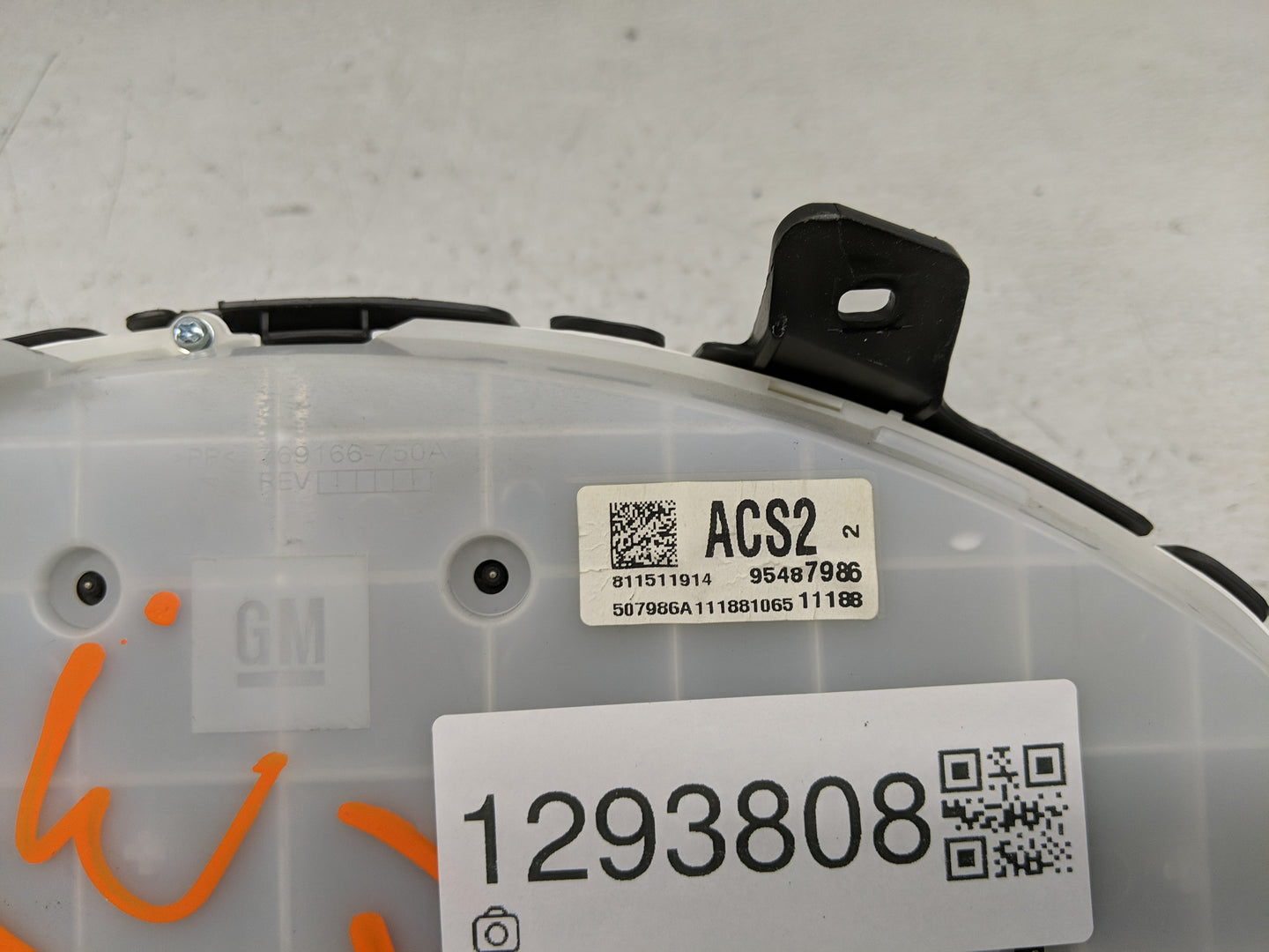 2012 Chevrolet Cruze Instrument Cluster Speedometer Gauges P/N:95487986 Fits OEM Used Auto Parts - Oemusedautoparts1.com
