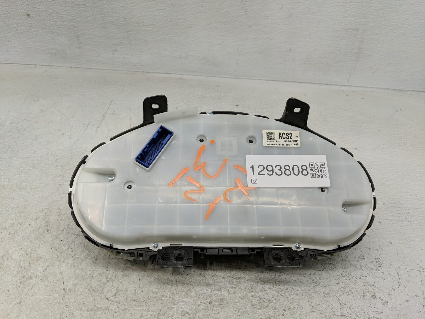 2012 Chevrolet Cruze Instrument Cluster Speedometer Gauges P/N:95487986 Fits OEM Used Auto Parts - Oemusedautoparts1.com