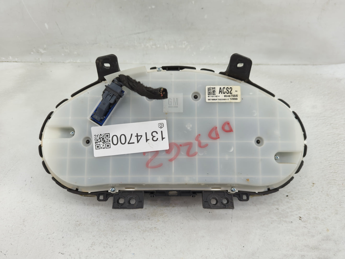 2012 Chevrolet Cruze Instrument Cluster Speedometer Gauges P/N:811511914 Fits OEM Used Auto Parts - Oemusedautoparts1.com