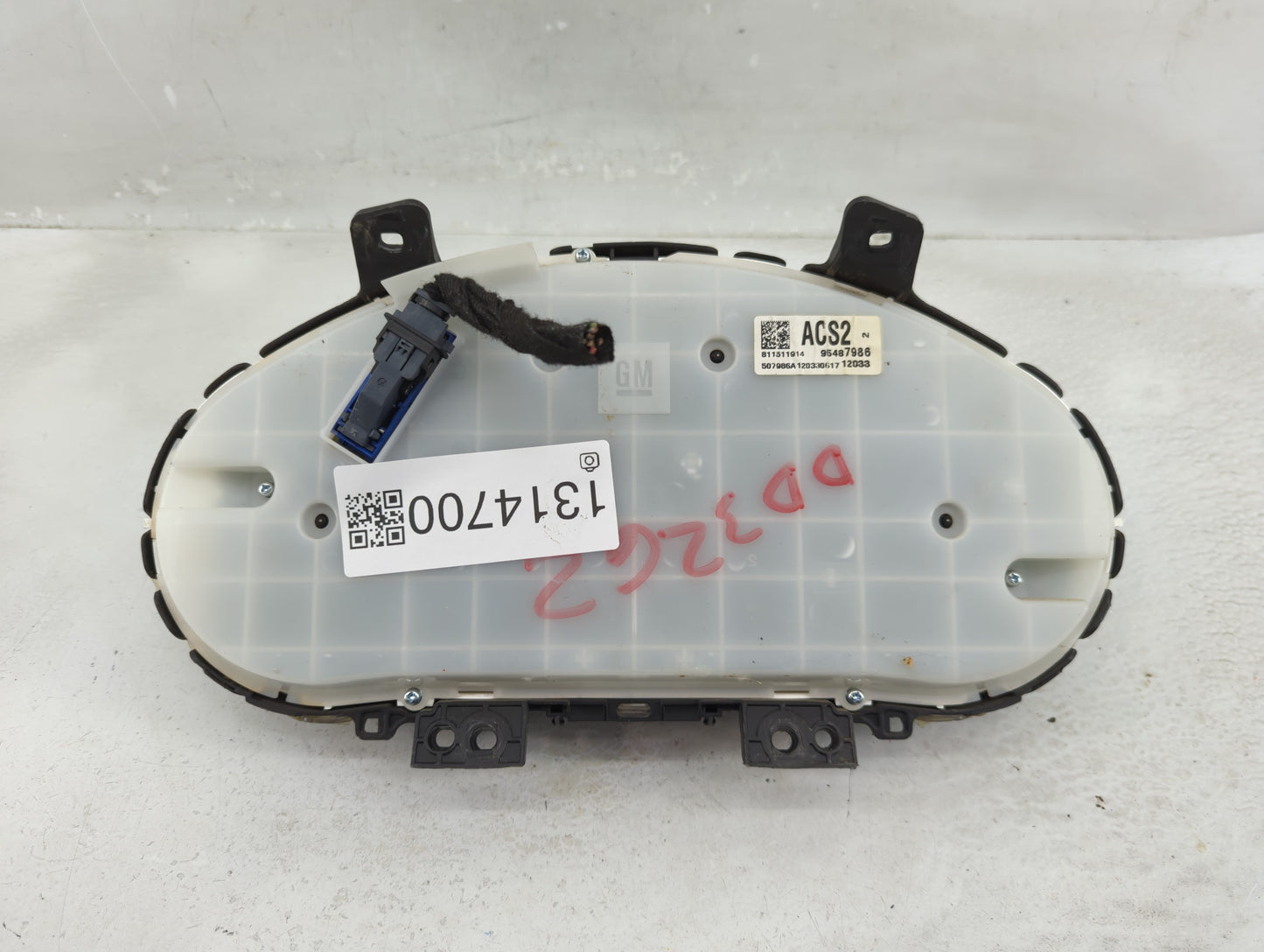 2012 Chevrolet Cruze Instrument Cluster Speedometer Gauges P/N:811511914 Fits OEM Used Auto Parts - Oemusedautoparts1.com