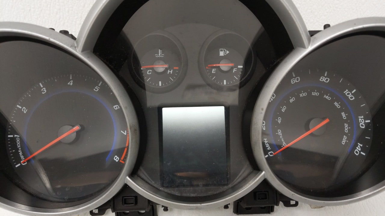 2012 Chevrolet Cruze Instrument Cluster Speedometer Gauges P/N:95940656 95487986 Fits OEM Used Auto Parts - Oemusedautoparts