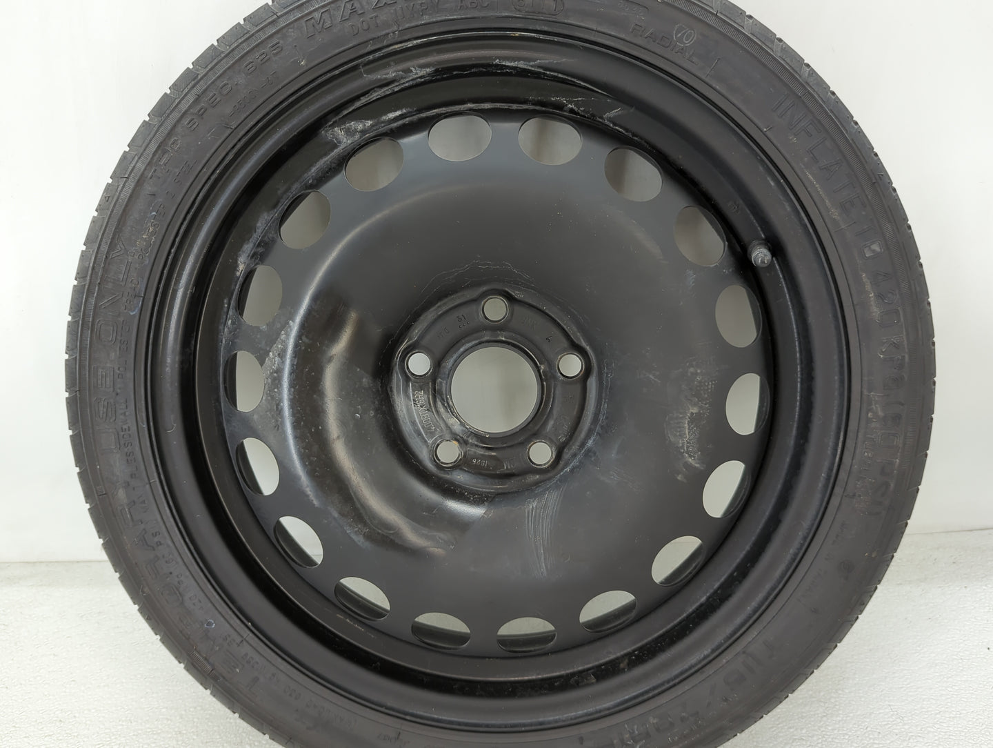 2011-2016 Chevrolet Cruze Spare Donut Tire Wheel Rim Oem - Oemusedautoparts1.com