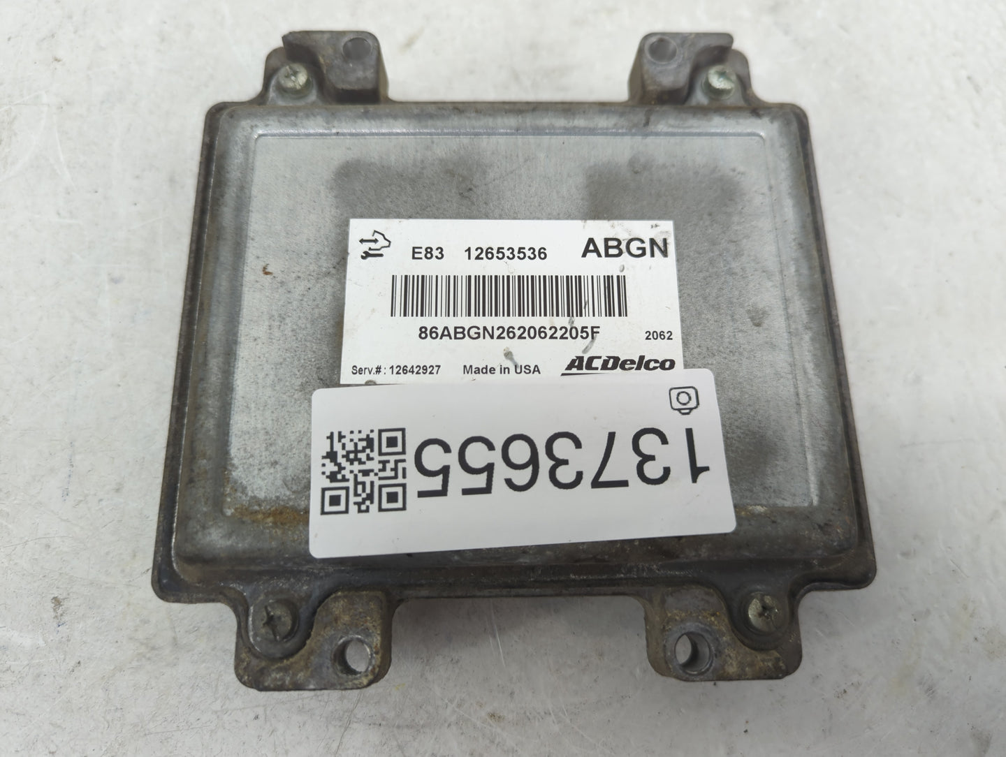2011-2012 Chevrolet Cruze PCM Engine Control Computer ECU ECM PCU OEM P/N:12653536 Fits Fits 2009 2010 2011 2012 2013 2014 O