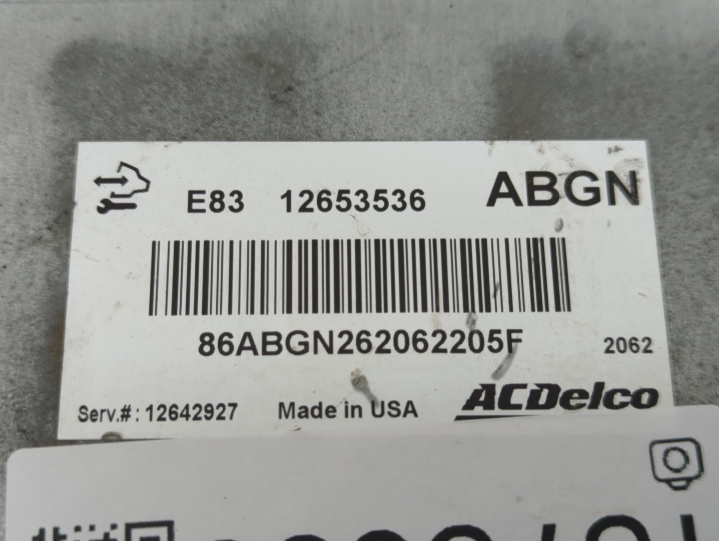 2011-2012 Chevrolet Cruze PCM Engine Control Computer ECU ECM PCU OEM P/N:12653536 Fits Fits 2009 2010 2011 2012 2013 2014 O