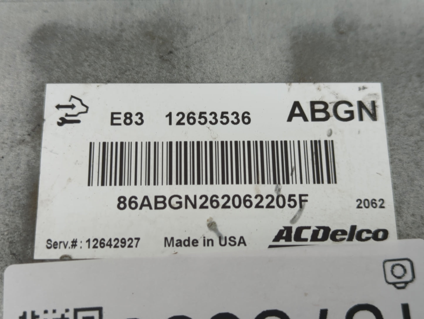 2011-2012 Chevrolet Cruze PCM Engine Control Computer ECU ECM PCU OEM P/N:12653536 Fits Fits 2009 2010 2011 2012 2013 2014 O