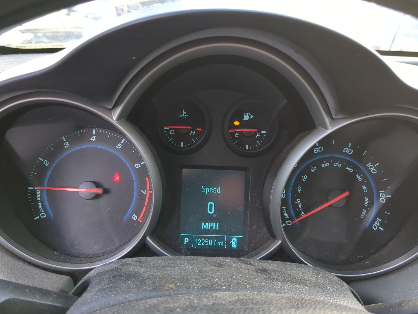 2012 Chevrolet Cruze Instrument Cluster Speedometer Gauges Miles:123K Fits OEM Used Auto Parts - Oemusedautoparts1.com
