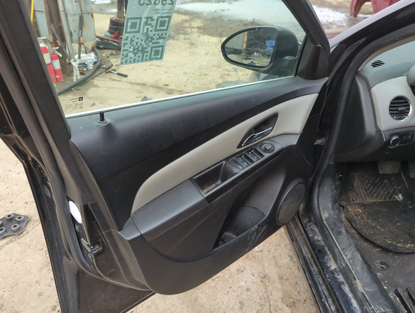 2012 Chevrolet Cruze Front Left Driver Interior Door Panel Trim 1395007 - Oemusedautoparts1.com