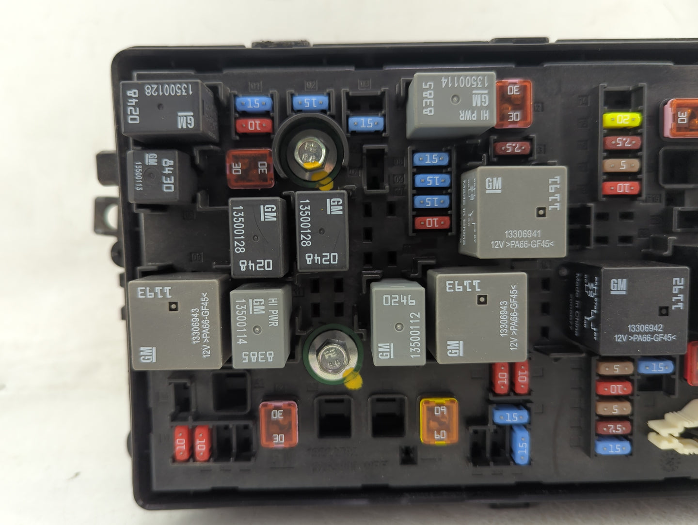 2011-2014 Chevrolet Cruze Fusebox Fuse Box Panel Relay Module P/N:13222782 Fits Fits 2011 2012 2013 2014 OEM Used Auto Parts
