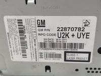2012 Chevrolet Cruze Radio AM FM Cd Player Receiver Replacement P/N:22870782 Fits OEM Used Auto Parts - Oemusedautoparts1.co