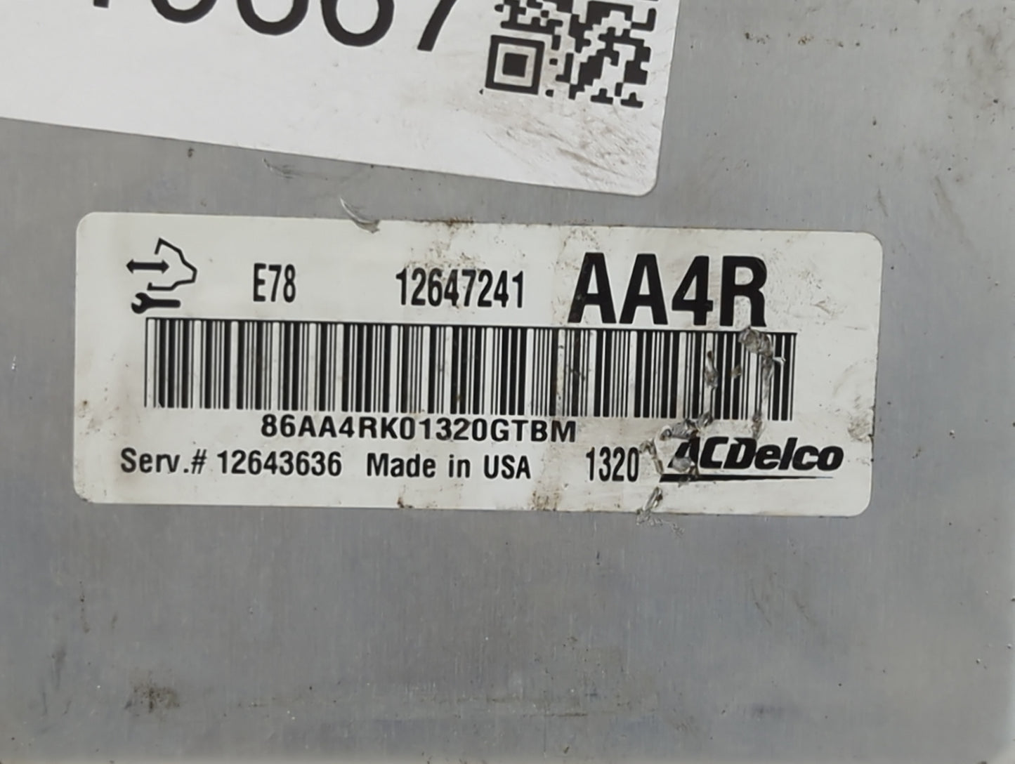 2012-2016 Chevrolet Cruze PCM Engine Control Computer ECU ECM PCU OEM P/N:12647241 AA4R Fits Fits 2011 2012 2013 2014 2015 2
