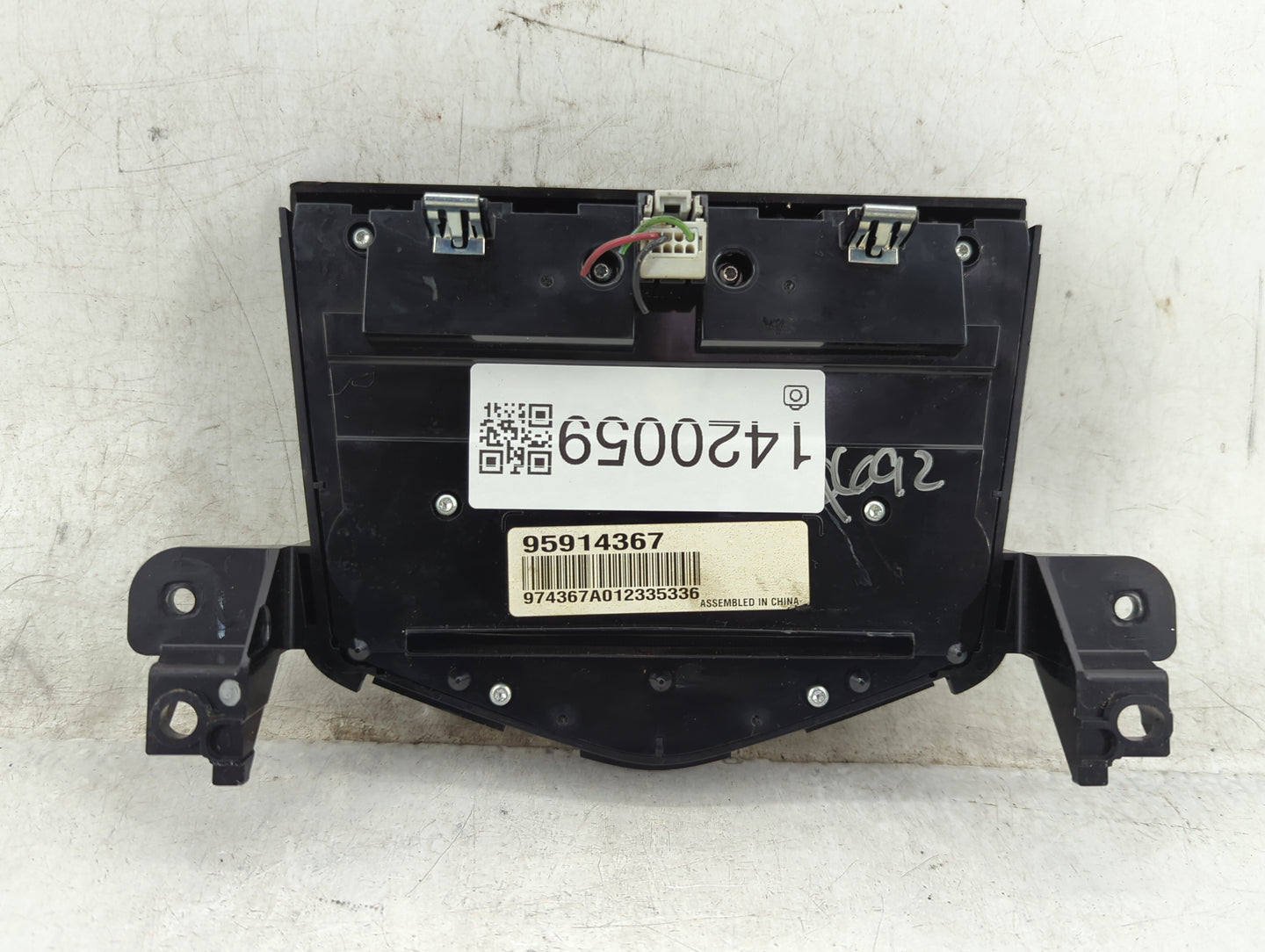 2012-2016 Chevrolet Cruze Radio AM FM Cd Player Receiver Replacement P/N:95914367 Fits Fits 2012 2013 2014 2015 2016 OEM Use
