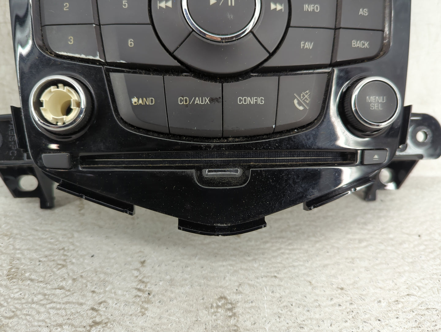 2011-2016 Chevrolet Cruze Radio Control Panel Black - Oemusedautoparts1.com