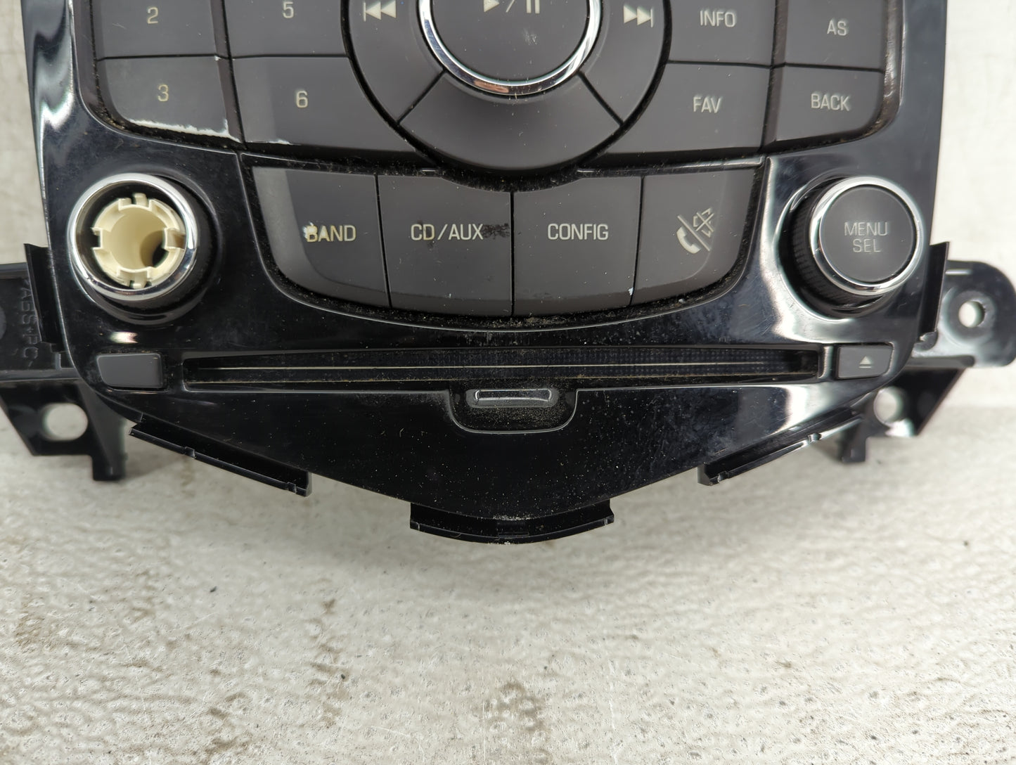 2011-2016 Chevrolet Cruze Radio Control Panel Black - Oemusedautoparts1.com