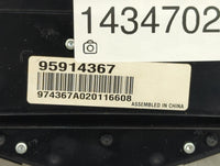 2011-2016 Chevrolet Cruze Radio Control Panel Black - Oemusedautoparts1.com