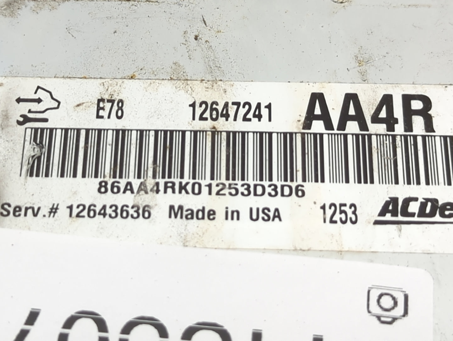 2012-2016 Chevrolet Cruze PCM Engine Control Computer ECU ECM PCU OEM P/N:12647241 12643636 Fits OEM Used Auto Parts - Oemus