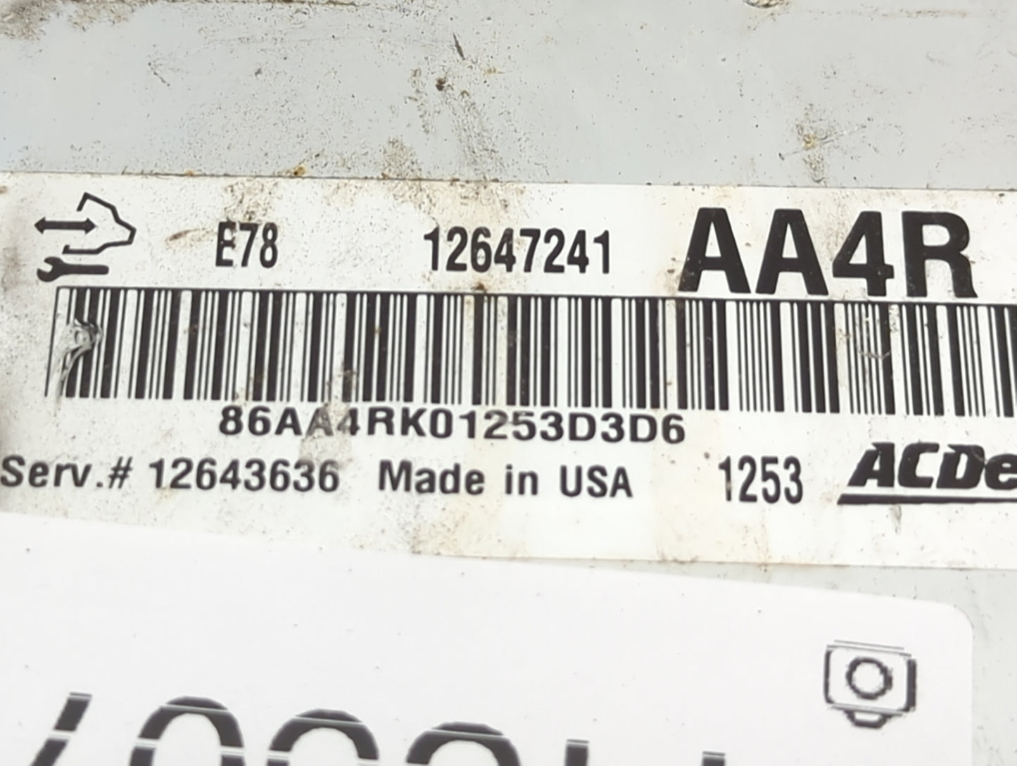 2012-2016 Chevrolet Cruze PCM Engine Control Computer ECU ECM PCU OEM P/N:12647241 12643636 Fits OEM Used Auto Parts - Oemus