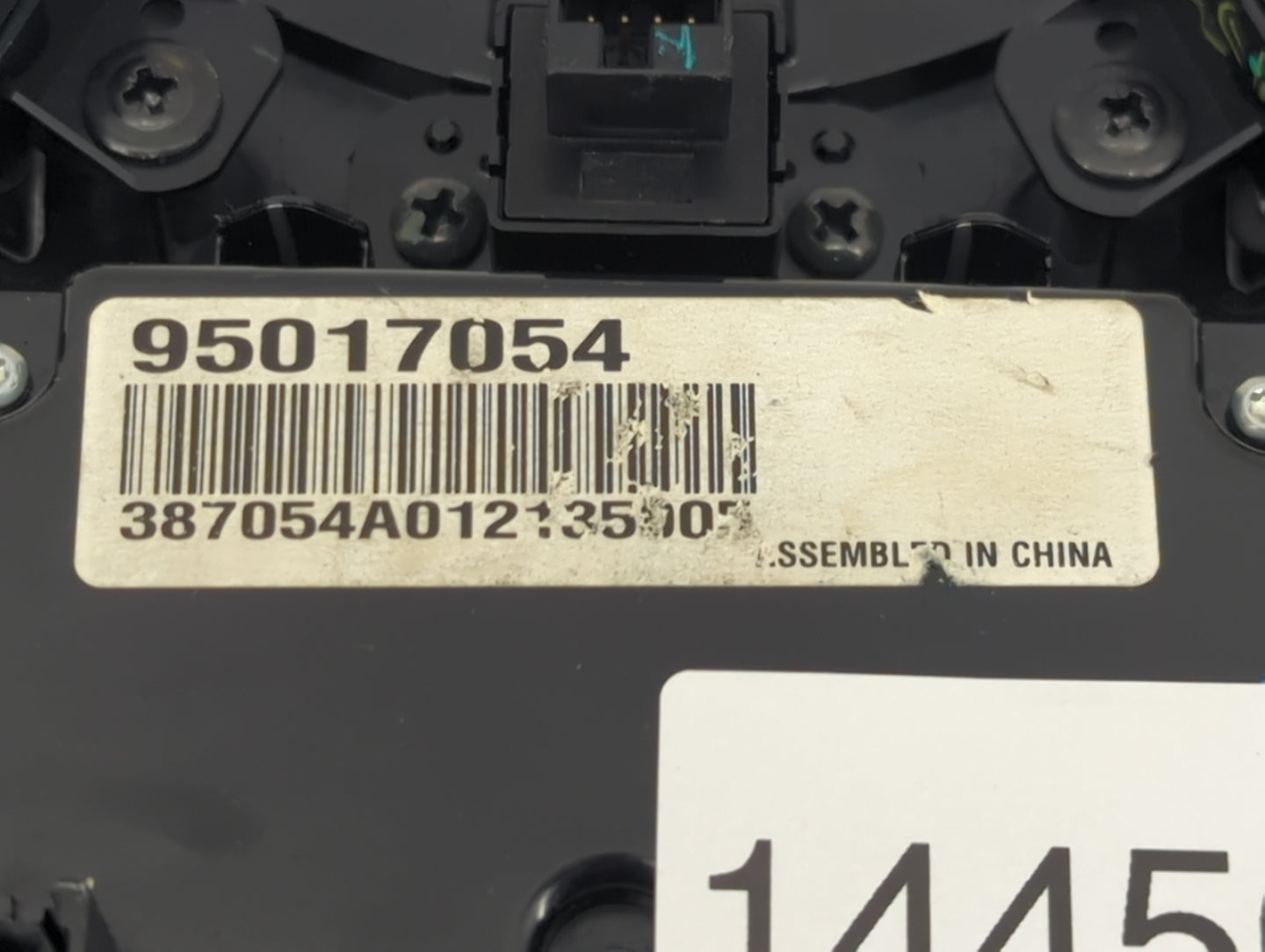 2012 Chevrolet Cruze Climate Control Module Temperature AC/Heater Replacement P/N:95017054 387054A012135007 Fits OEM Used Au