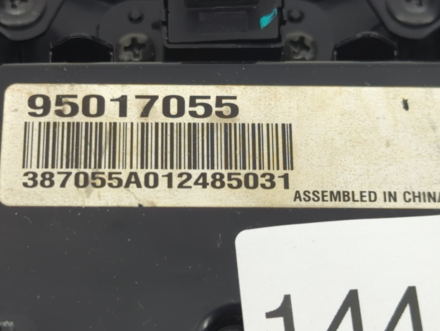 2012 Chevrolet Cruze Climate Control Module Temperature AC/Heater Replacement P/N:95017055 387055A012485031 Fits OEM Used Au