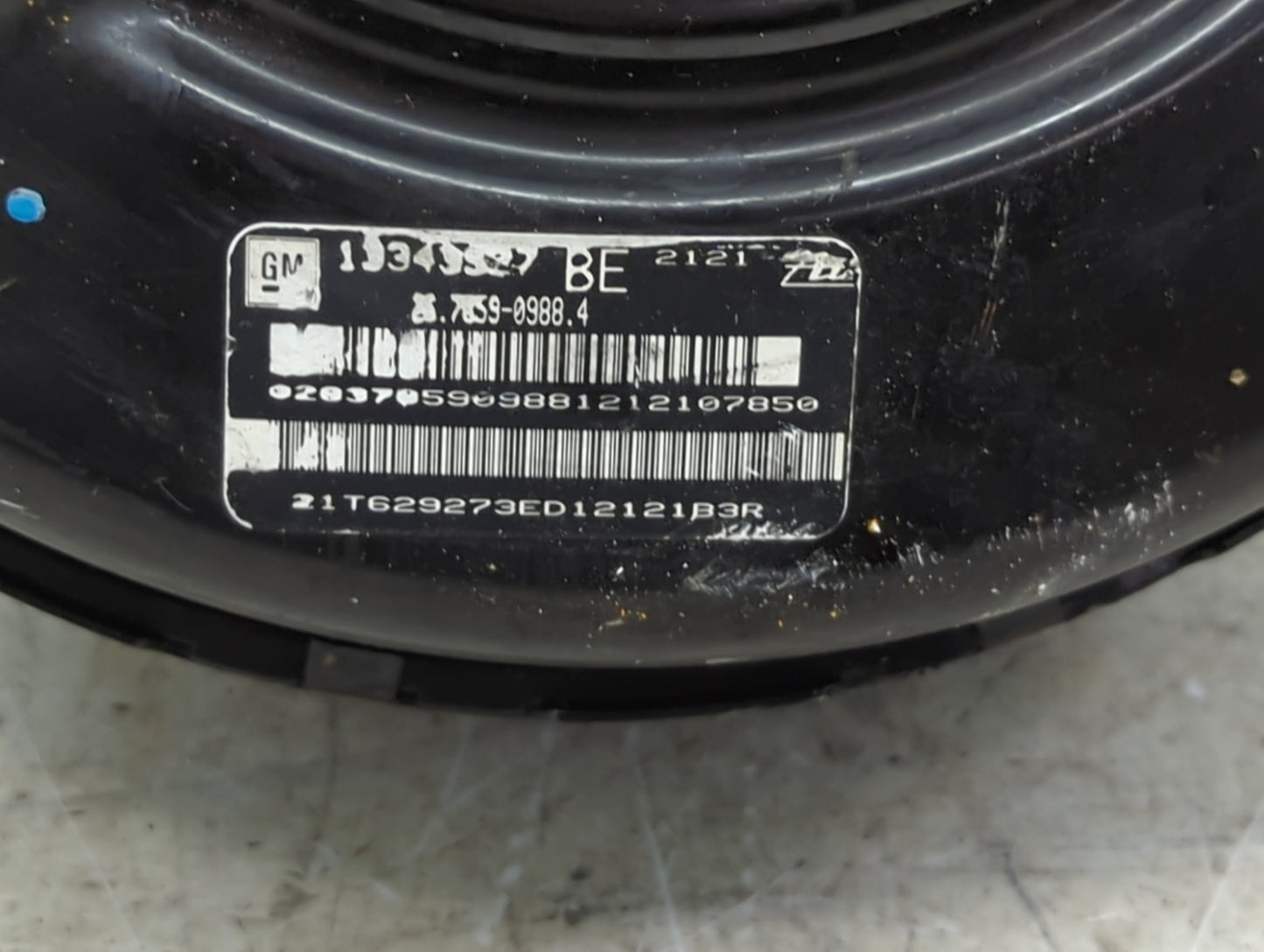 2011-2016 Chevrolet Cruze Power Brake Booster Oem - Oemusedautoparts1.com
