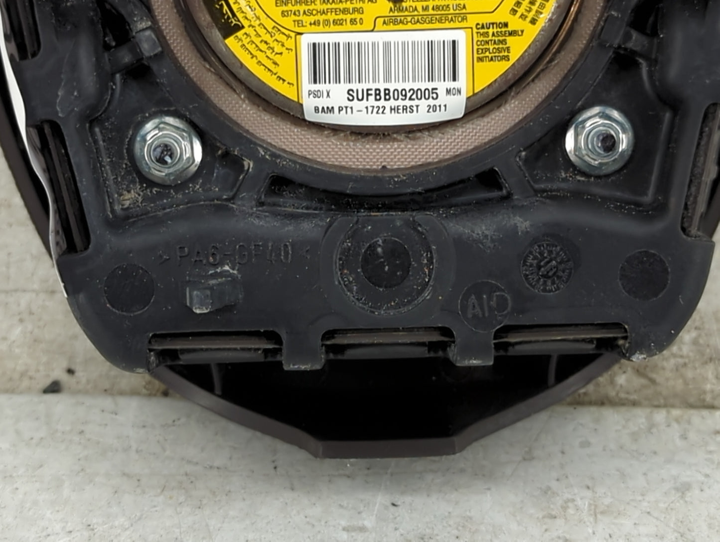 2011-2013 Chevrolet Cruze Air Bag Driver Left Steering Wheel Mounted 1458966 - Oemusedautoparts1.com