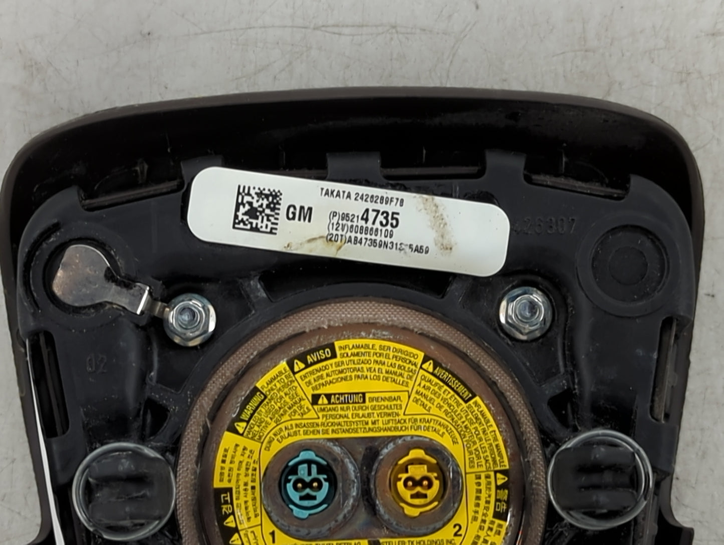 2011-2013 Chevrolet Cruze Air Bag Driver Left Steering Wheel Mounted 1458966 - Oemusedautoparts1.com
