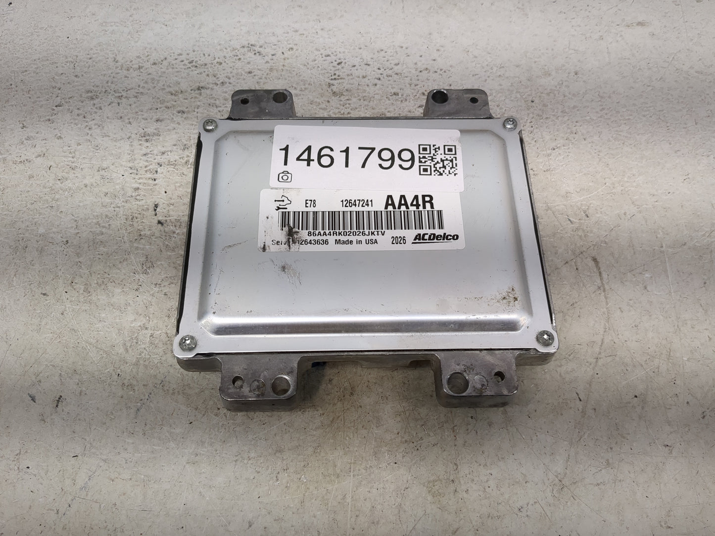 2012-2016 Chevrolet Cruze PCM Engine Control Computer ECU ECM PCU OEM P/N:12647241 Fits Fits 2011 2012 2013 2014 2015 2016 O