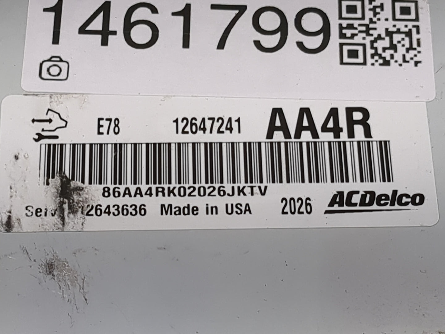 2012-2016 Chevrolet Cruze PCM Engine Control Computer ECU ECM PCU OEM P/N:12647241 Fits Fits 2011 2012 2013 2014 2015 2016 O
