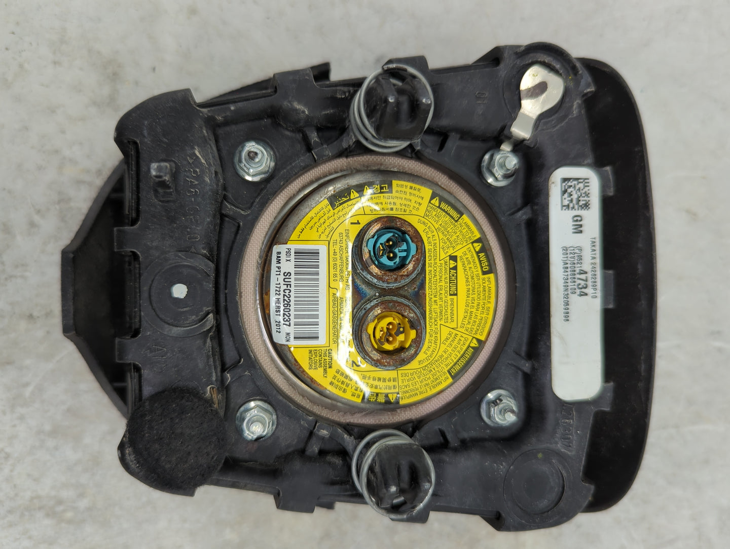 2011-2013 Chevrolet Cruze Air Bag Driver Left Steering Wheel Mounted 1466019 - Oemusedautoparts1.com