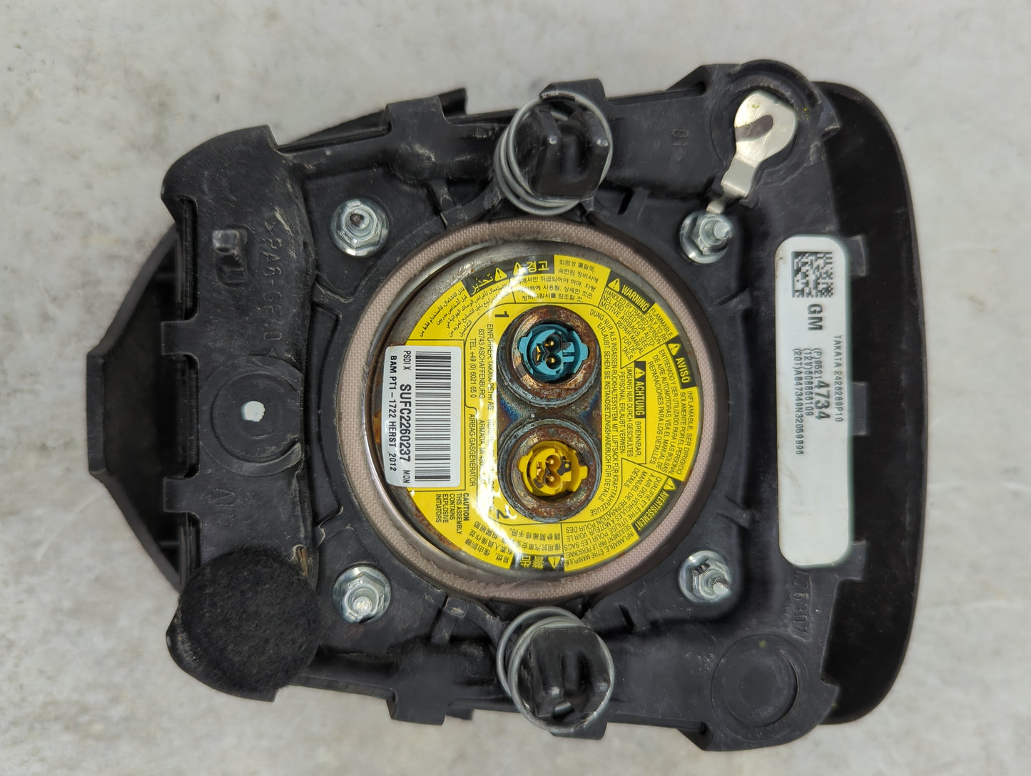 2011-2013 Chevrolet Cruze Air Bag Driver Left Steering Wheel Mounted 1466019 - Oemusedautoparts1.com