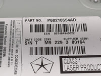 2012 Chevrolet Cruze Radio AM FM Cd Player Receiver Replacement P/N:P68210554AD CQ-UC03E2GXB, M4G410203G-00 Fits OEM Used Au