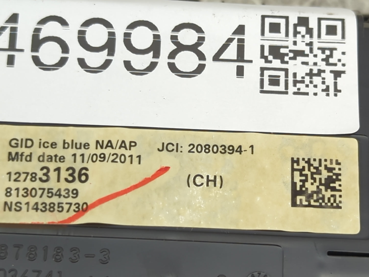 2011-2016 Chevrolet Cruze Information Display Screen 1469984 - Oemusedautoparts1.com