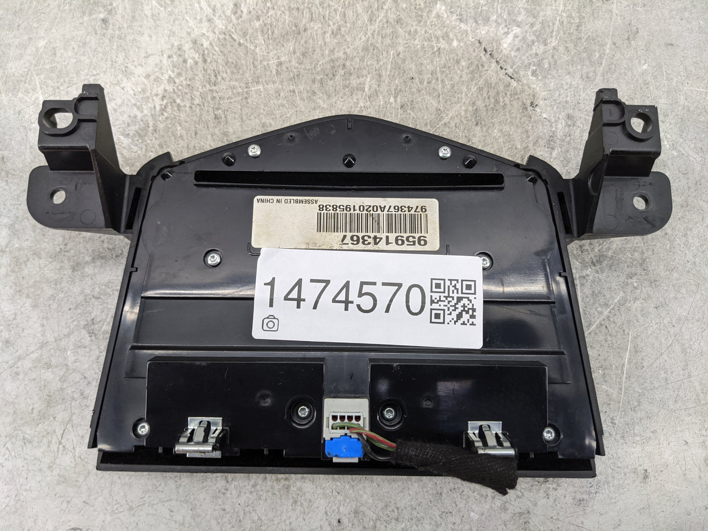 2011-2016 Chevrolet Cruze Radio Control Panel 1474570 - Oemusedautoparts1.com