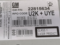 2012 Chevrolet Cruze Radio AM FM Cd Player Receiver Replacement P/N:22815634 CQ-FG21E0GDA Fits OEM Used Auto Parts - Oemused