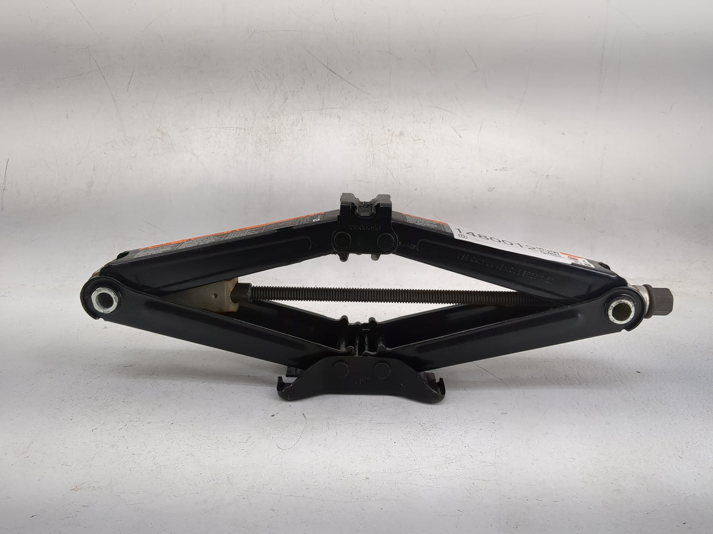 2012 Chevrolet Cruze Spare Scissor Car Jack Black 1480012 - Oemusedautoparts1.com