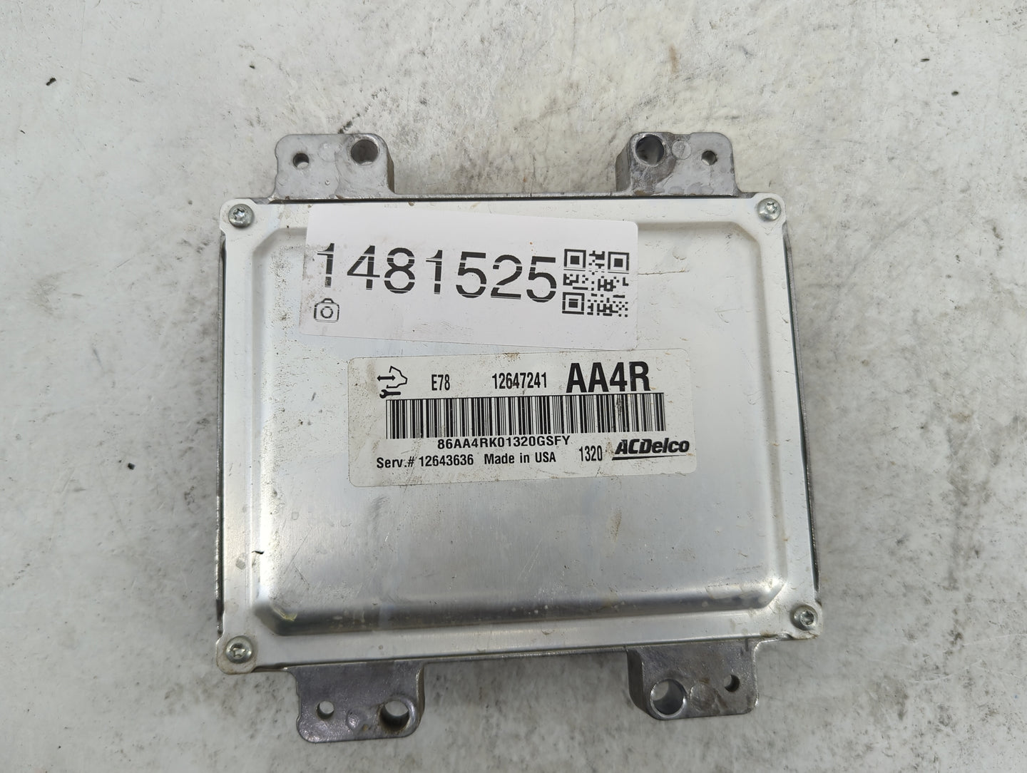 2012-2016 Chevrolet Cruze PCM Engine Control Computer ECU ECM PCU OEM P/N:12647241 12643636 Fits OEM Used Auto Parts - Oemus