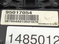 2011-2012 Chevrolet Cruze Climate Control Module Temperature AC/Heater Replacement P/N:95017054 387054A013531070 Fits OEM Us