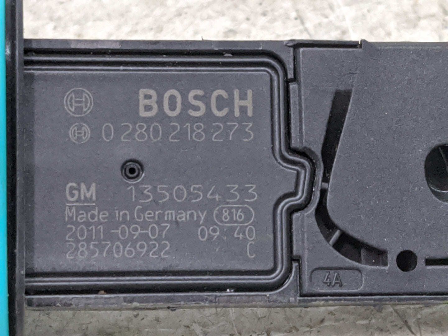 2012-2019 Chevrolet Cruze Mass Air Flow Meter Maf 1485716 - Oemusedautoparts1.com
