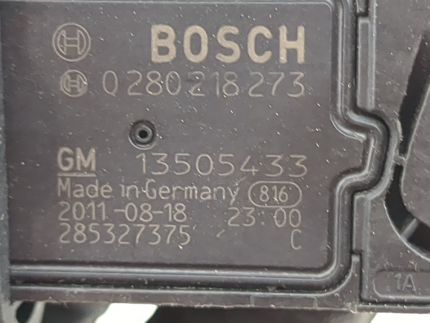 2012-2019 Chevrolet Cruze Mass Air Flow Meter Maf 1486542 - Oemusedautoparts1.com