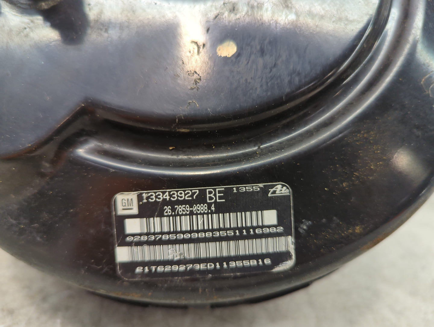 2011-2016 Chevrolet Cruze Power Brake Booster Oem 1490205 - Oemusedautoparts1.com