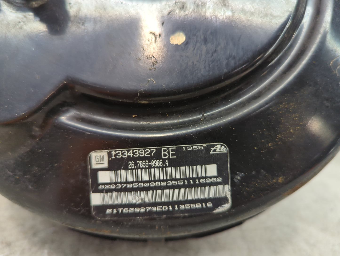 2011-2016 Chevrolet Cruze Power Brake Booster Oem 1490205 - Oemusedautoparts1.com