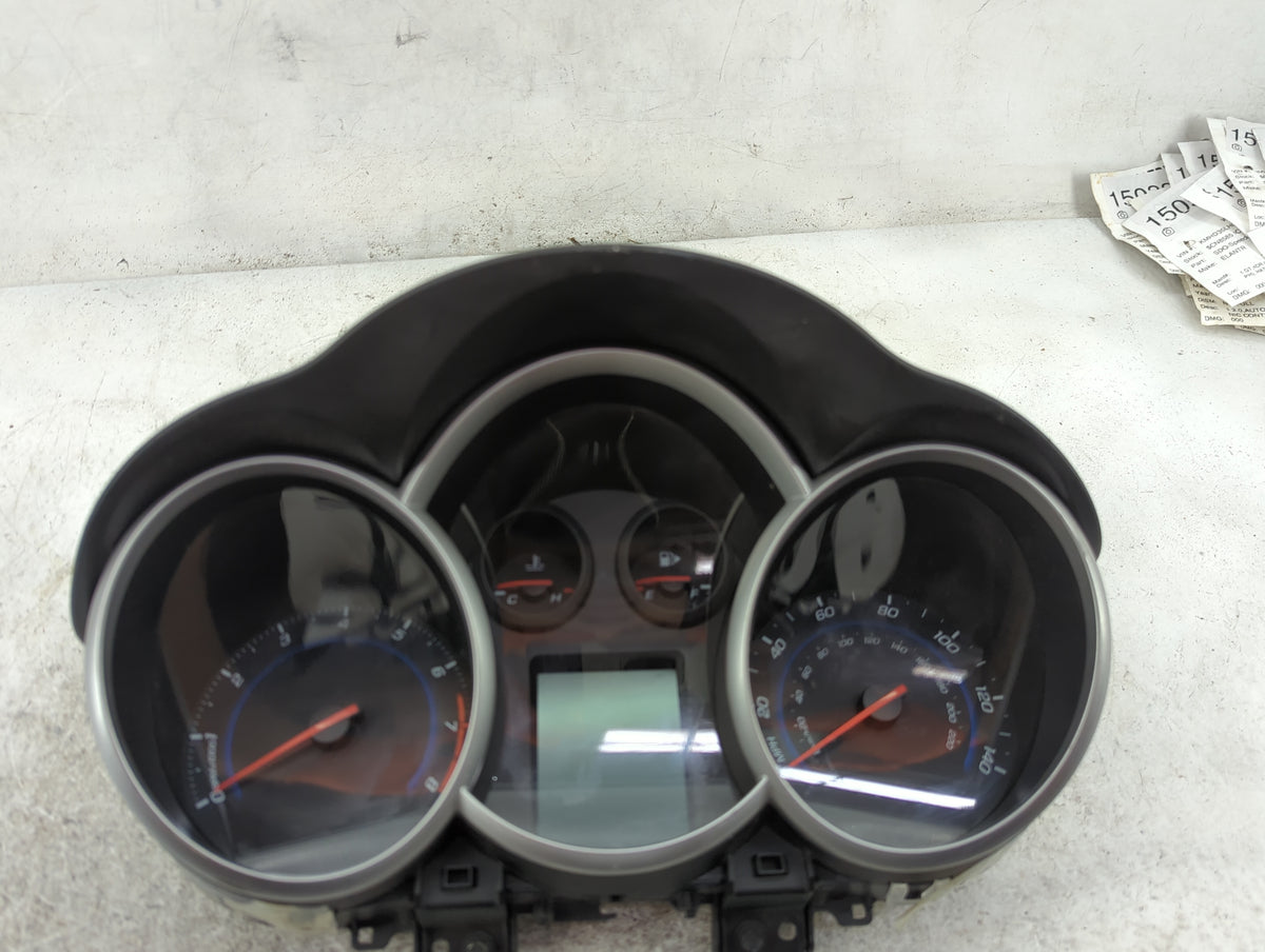 2012 Chevrolet Cruze Instrument Cluster Speedometer Gauges P/N:95487386 95216802 Miles: Fits OEM Used Auto Parts - Oemusedau