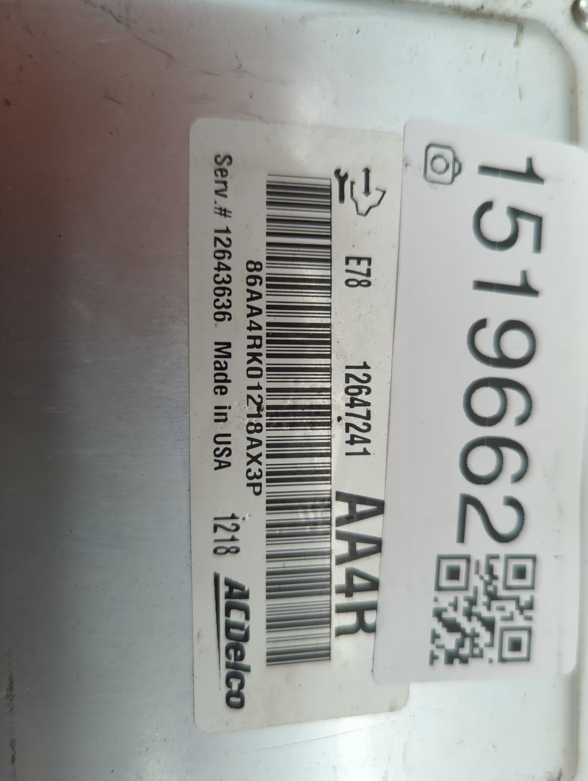 2012-2016 Chevrolet Cruze PCM Engine Control Computer ECU ECM PCU OEM P/N:12647241 12643636 Fits 2011 2012 2013 2014 2015 20