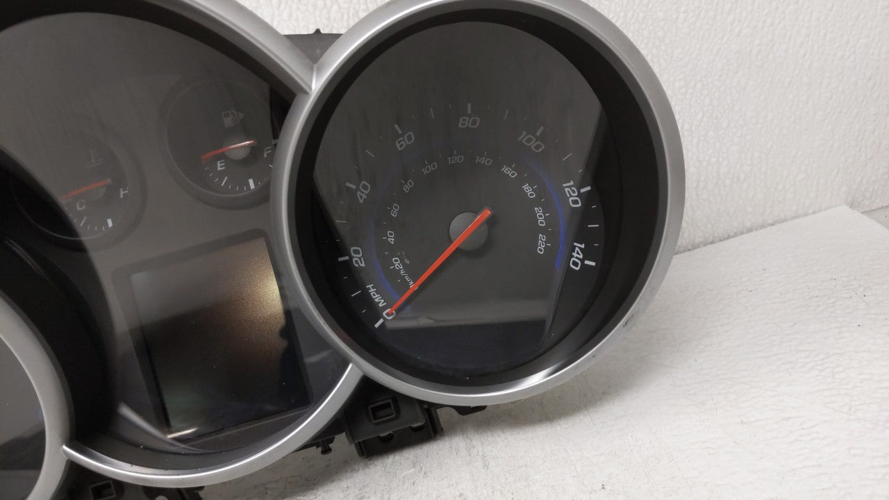 2012 Chevrolet Cruze Instrument Cluster Speedometer Gauges P/N:95940656 95487986 Fits OEM Used Auto Parts - Oemusedautoparts