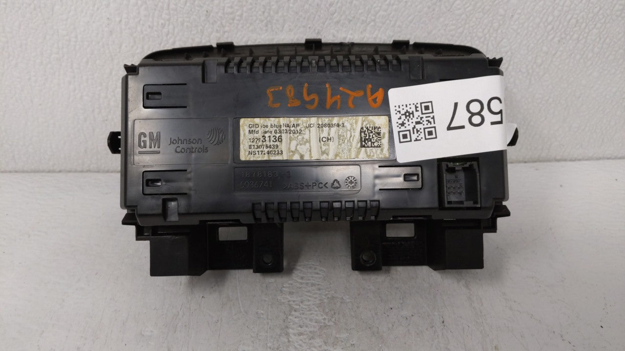 2012 Chevrolet Cruze Information Display Screen - Oemusedautoparts1.com