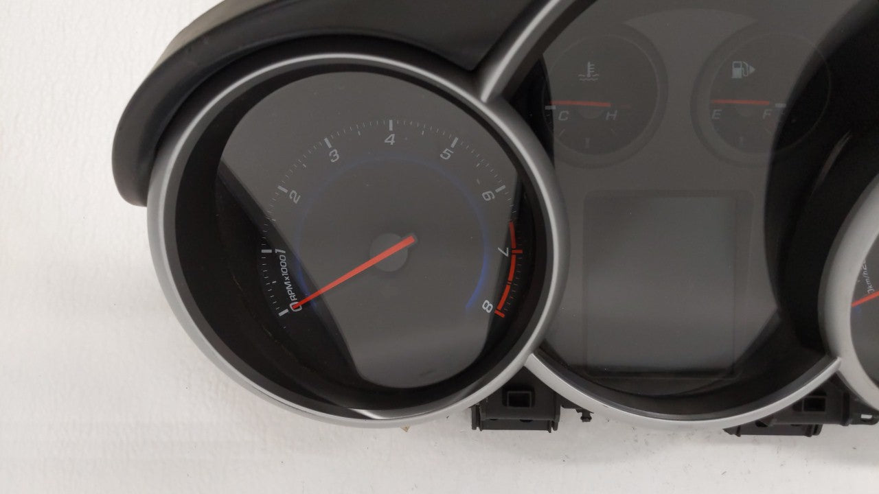 2012 Chevrolet Cruze Instrument Cluster Speedometer Gauges P/N:95940656 95487986 Fits OEM Used Auto Parts - Oemusedautoparts