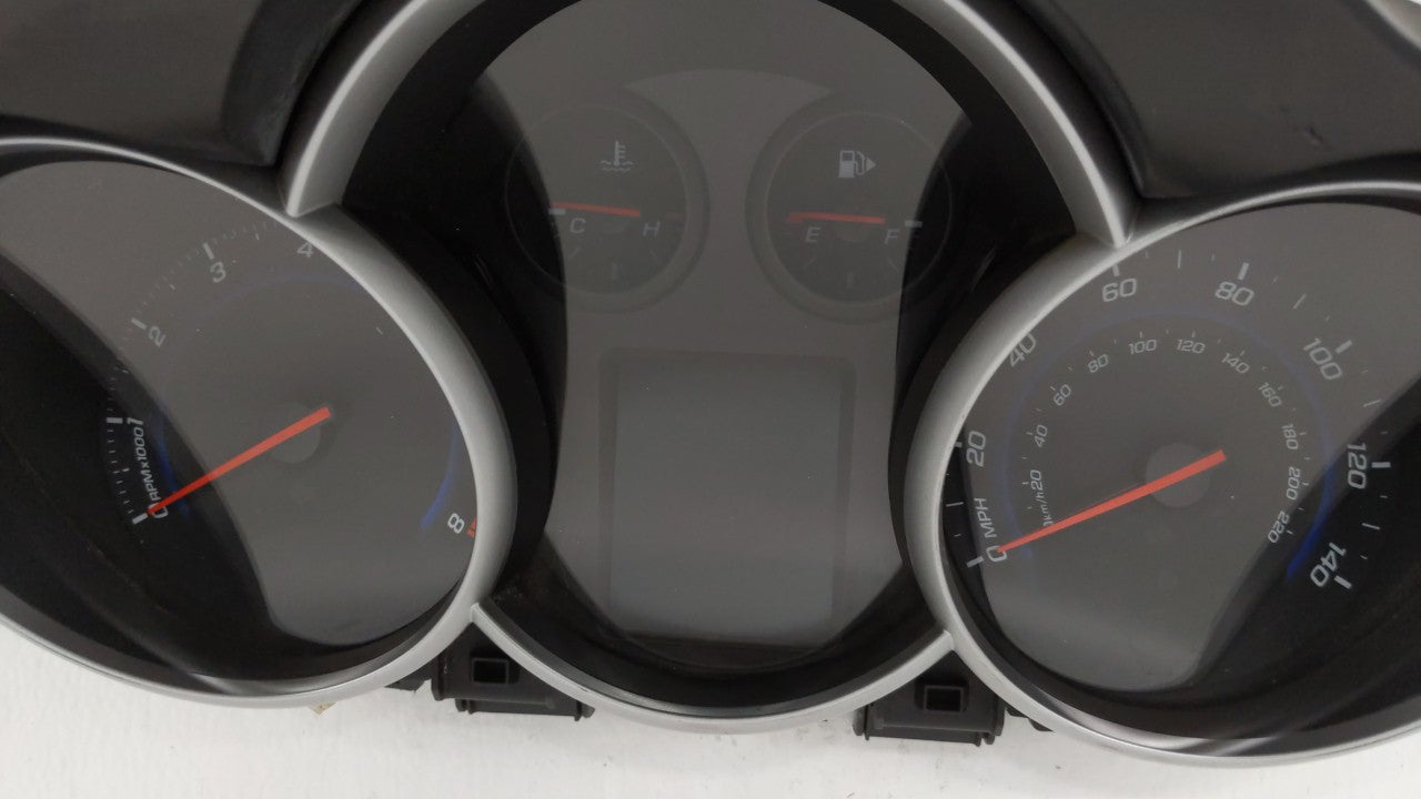 2012 Chevrolet Cruze Instrument Cluster Speedometer Gauges P/N:95940656 95487986 Fits OEM Used Auto Parts - Oemusedautoparts