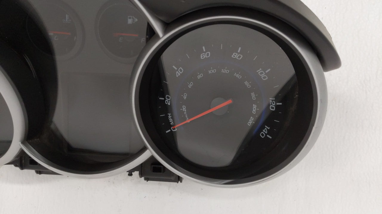 2012 Chevrolet Cruze Instrument Cluster Speedometer Gauges P/N:95940656 95487986 Fits OEM Used Auto Parts - Oemusedautoparts