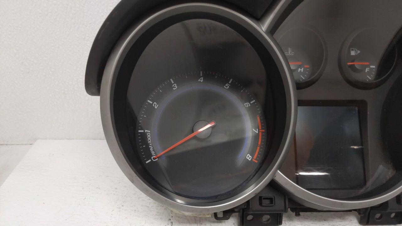 2012 Chevrolet Cruze Instrument Cluster Speedometer Gauges P/N:95940656 95487986 Fits OEM Used Auto Parts - Oemusedautoparts