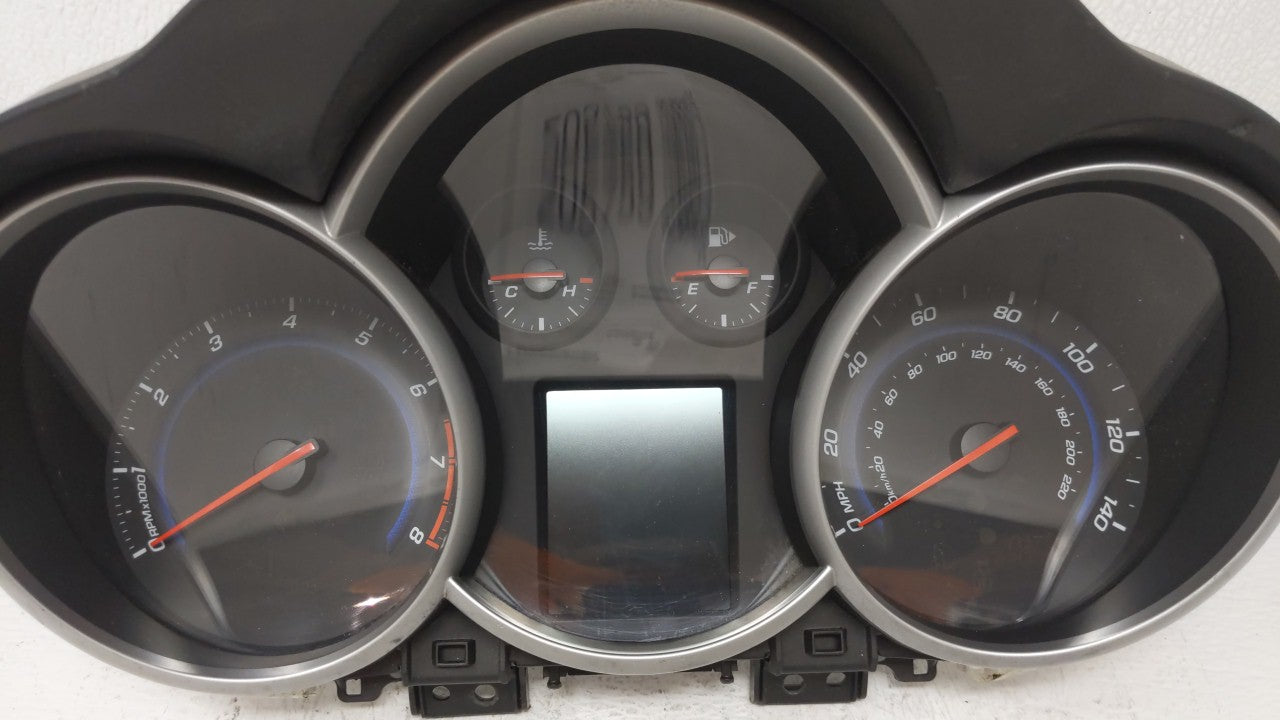 2012 Chevrolet Cruze Instrument Cluster Speedometer Gauges P/N:95940656 95487986 Fits OEM Used Auto Parts - Oemusedautoparts